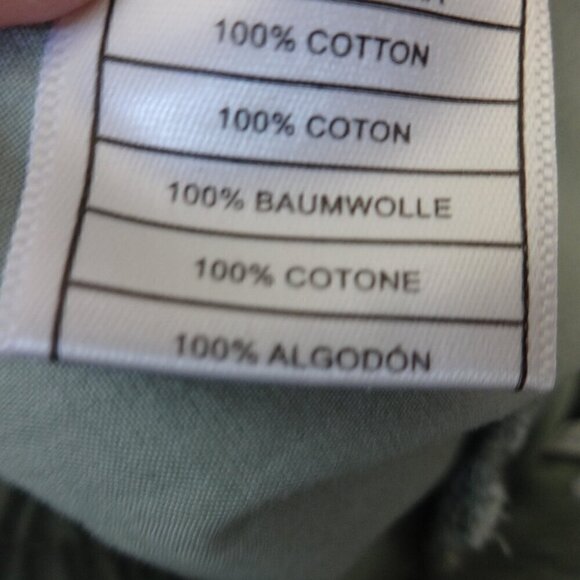 Steve Madden paper bag waist pants size M, 100% cotton, Misty Jade, NWT, soft - Picture 9 of 16